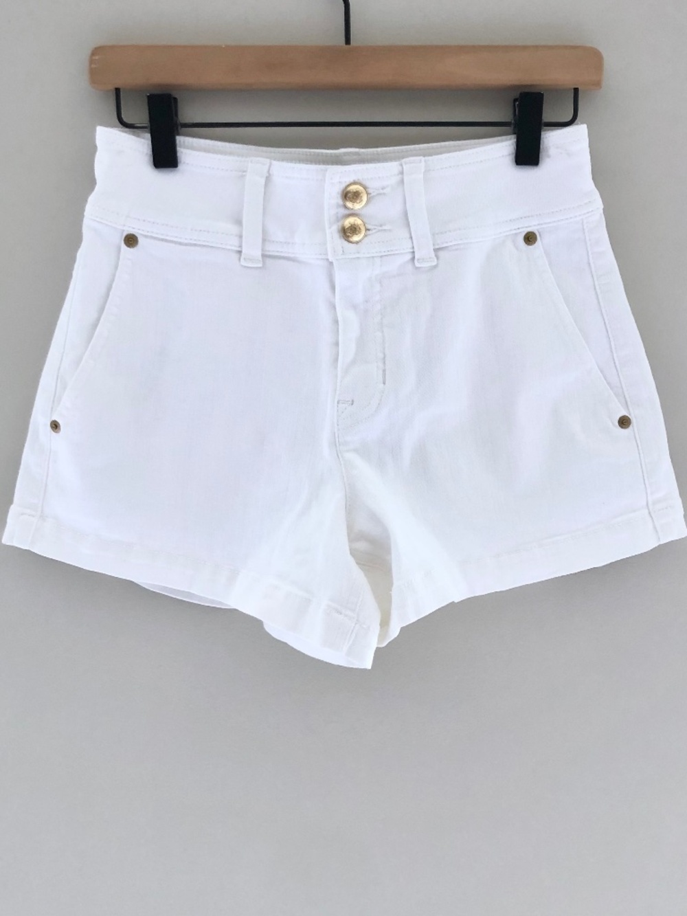 NWT J.Crew Stacked-button Denim Short